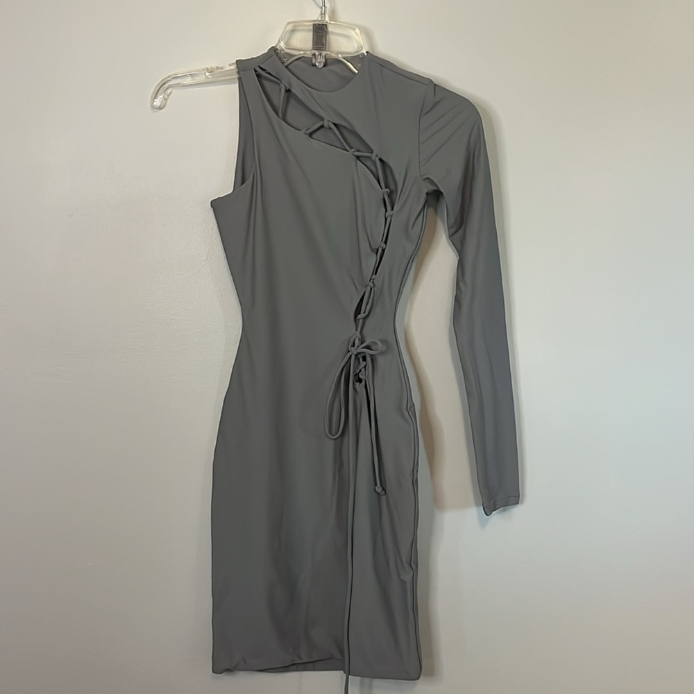 NWT Skims Lace Up Mini Dress new - Picture 4 of 7